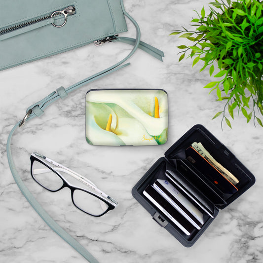 Georgia O'Keeffe Calla Lilies RFID Armored Wallet