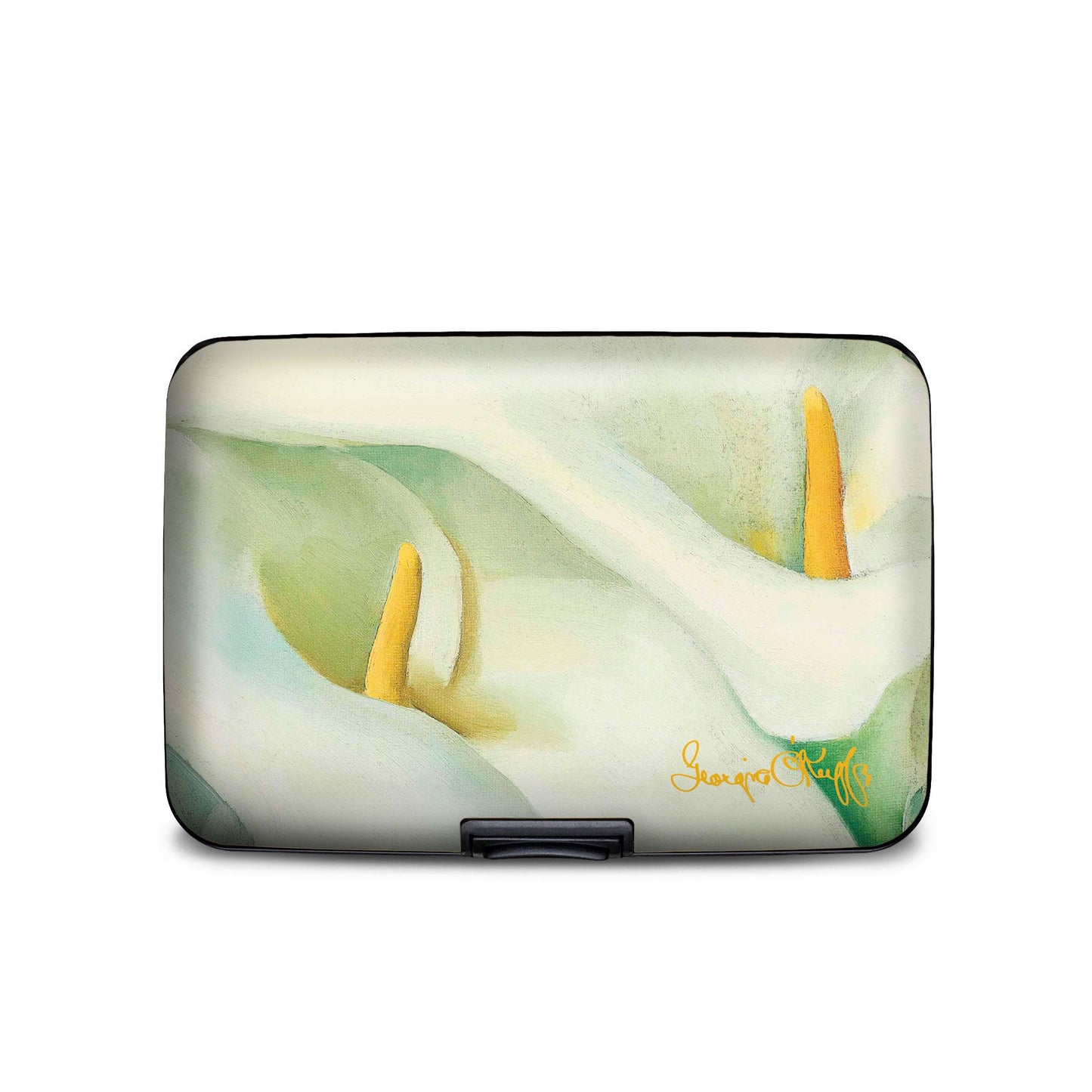 Georgia O'Keeffe Calla Lilies RFID armored wallet