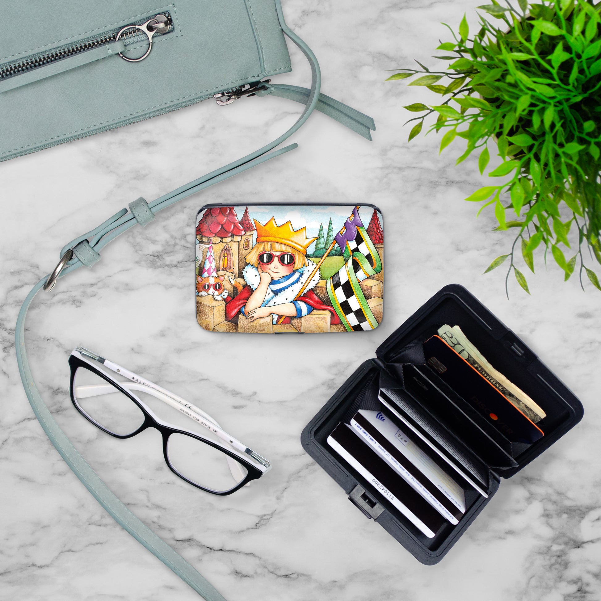 Mary Engelbreit Queen of Everything RFID Armored Wallet