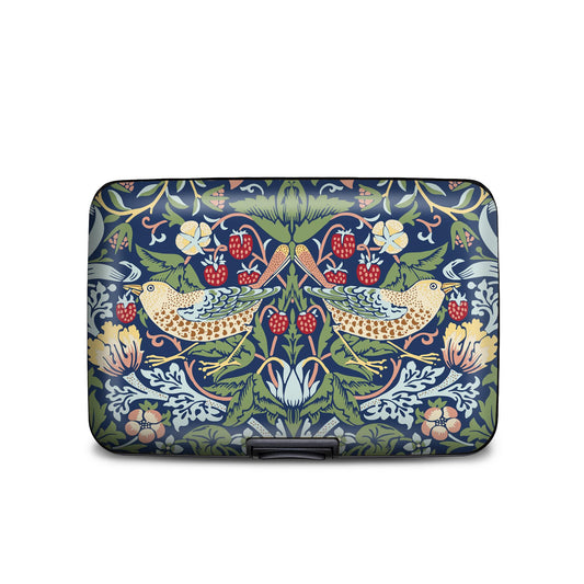 William Morris Strawberry Thief RFID armored wallet