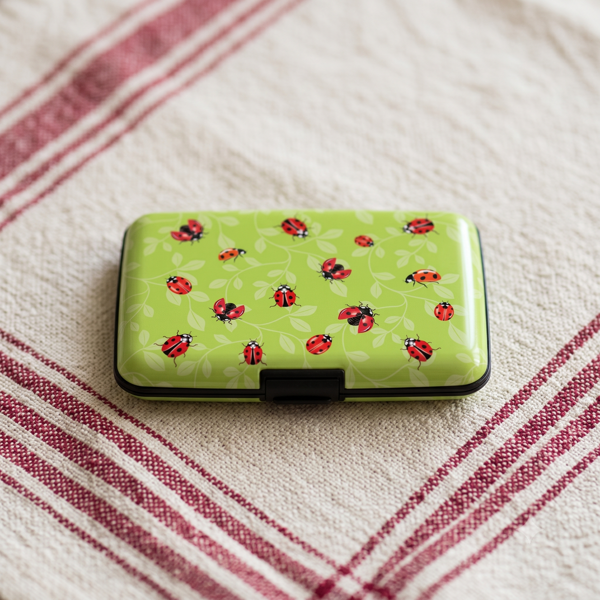 Mary Lake-Thompson Ladybug RFID armored wallet, additional view