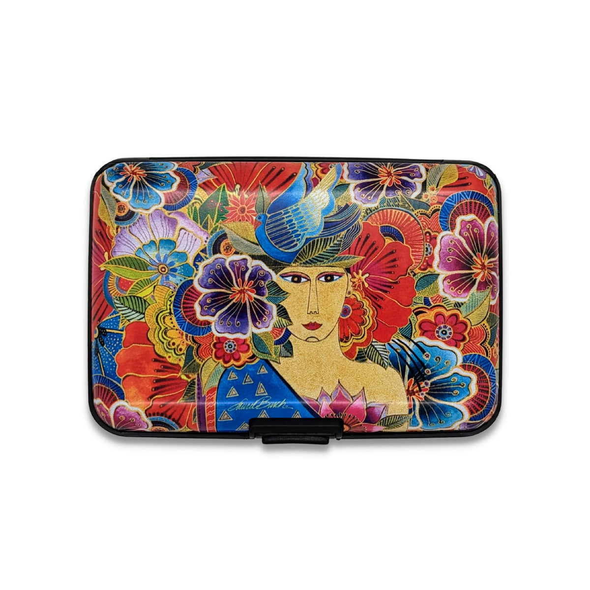 Laurel Burch Balinese Woman RFID armored wallet
