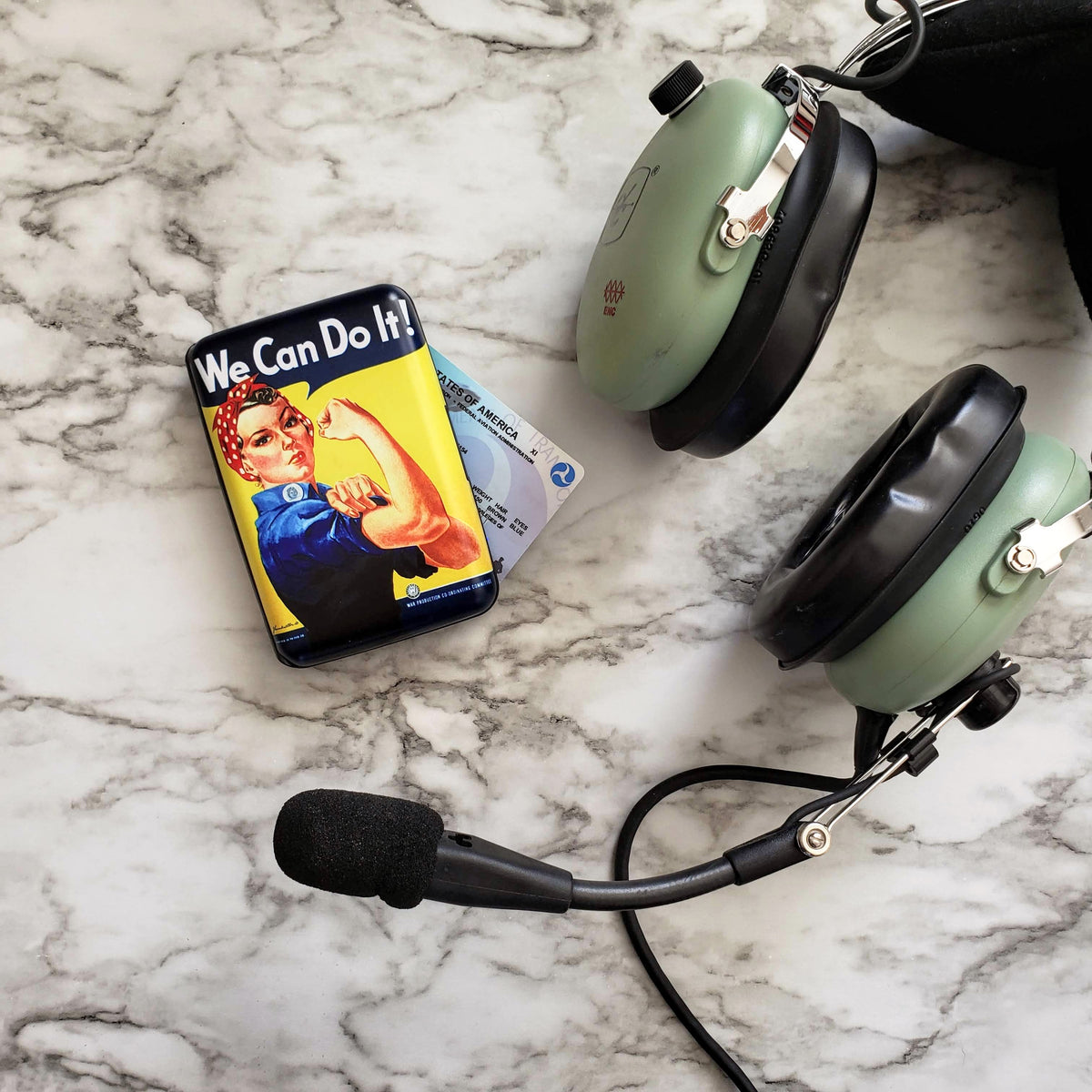 Rosie the Riveter RFID Armored Wallet
