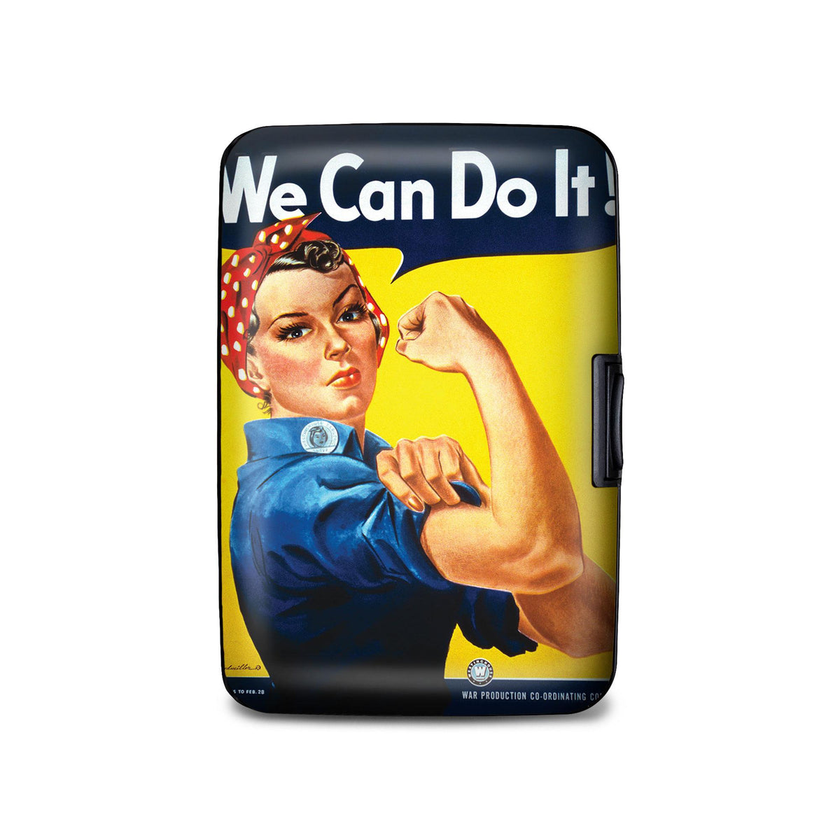 Rosie the Riveter RFID armored wallet