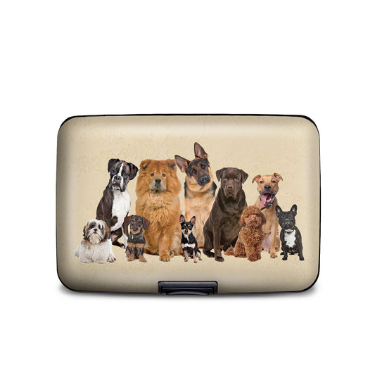 Dog Breeds RFID armored wallet