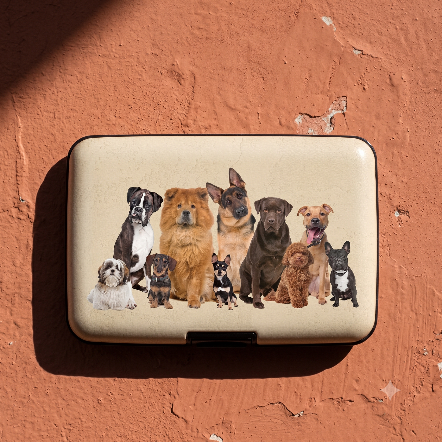 Dog Breeds RFID armored wallet, additional view