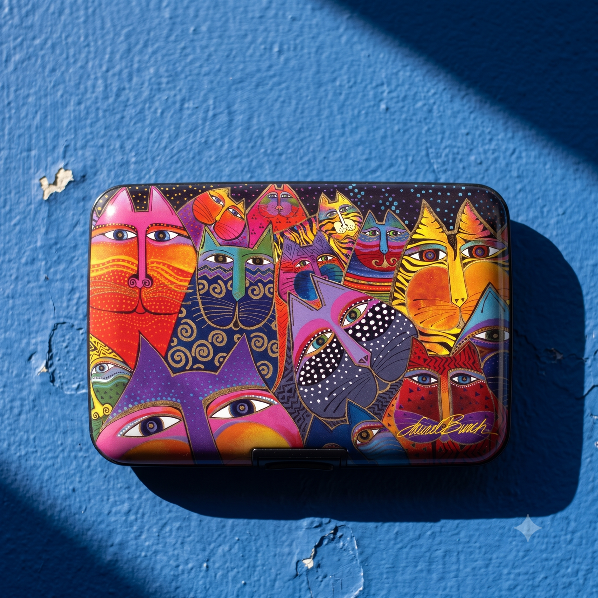 Laurel Burch Mariposas RFID armored wallet, additional view