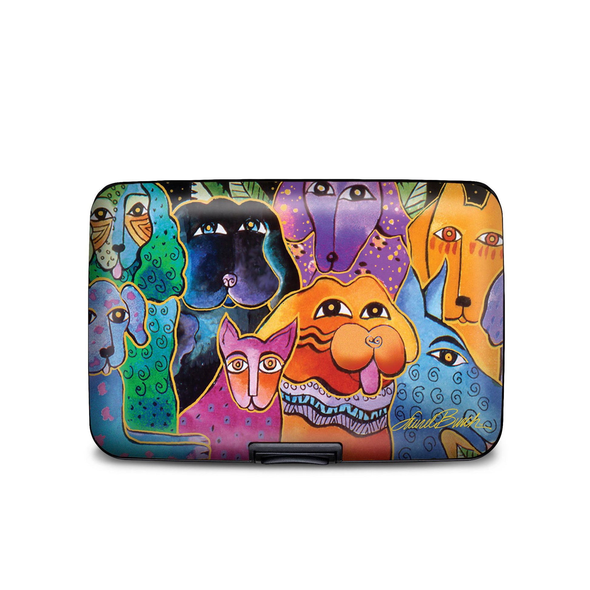 Laurel Burch Dogs & Doggies RFID armored wallet