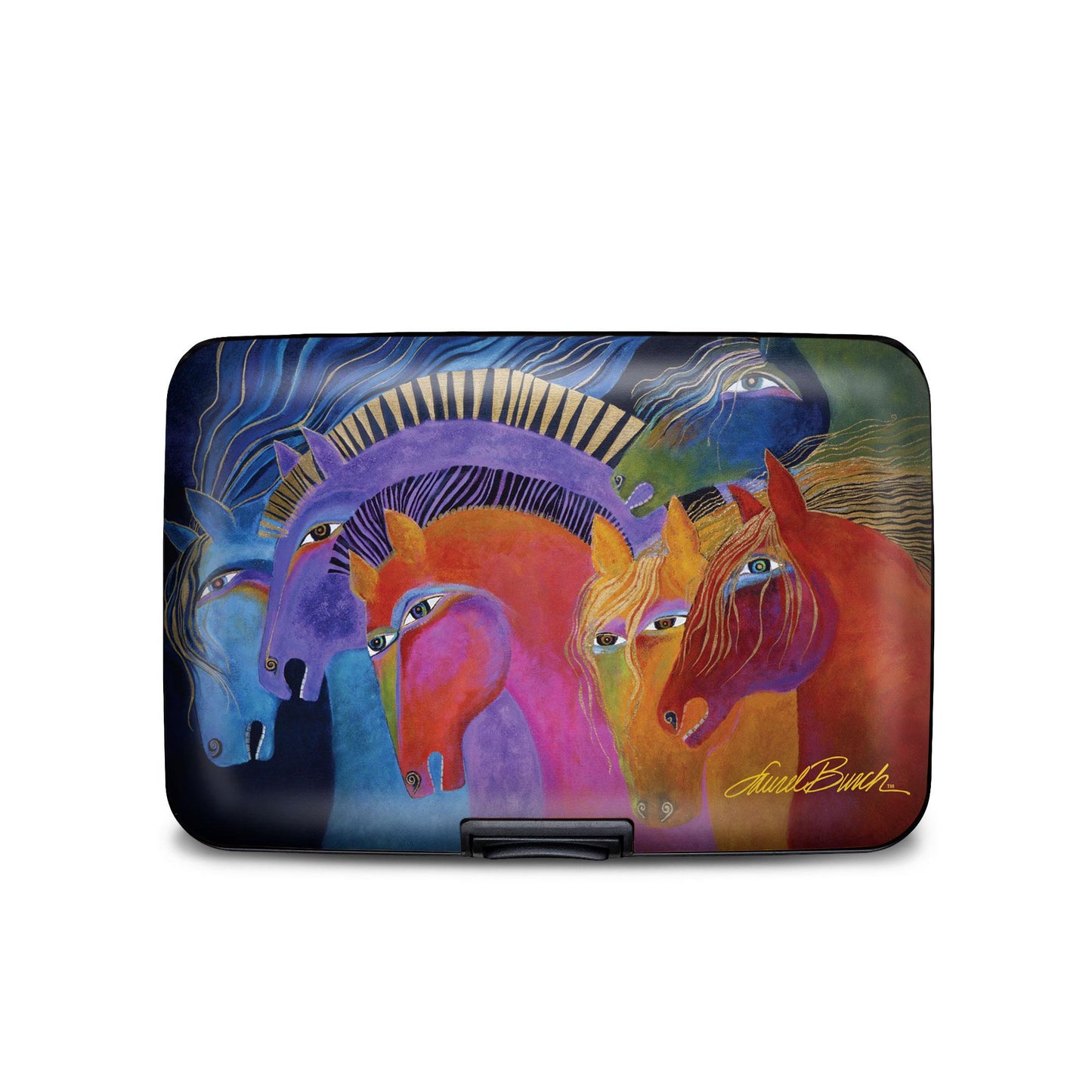 Laurel Burch Wild Horses of Fire RFID Armored Wallet