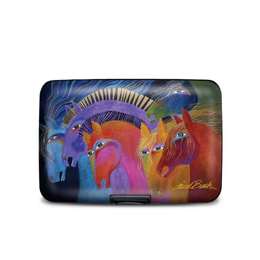 Laurel Burch Wild Horses of Fire RFID Armored Wallet
