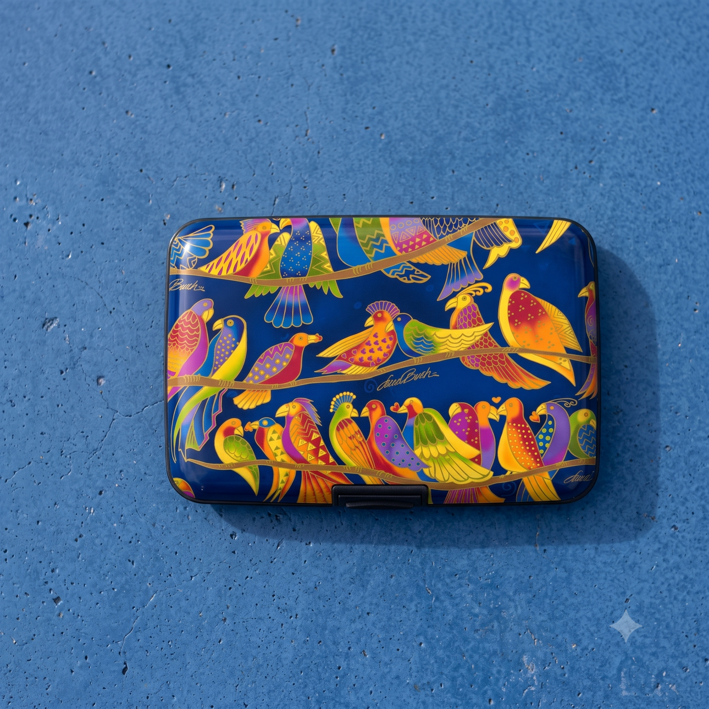 Laurel Burch Songbirds RFID armored wallet, additional view
