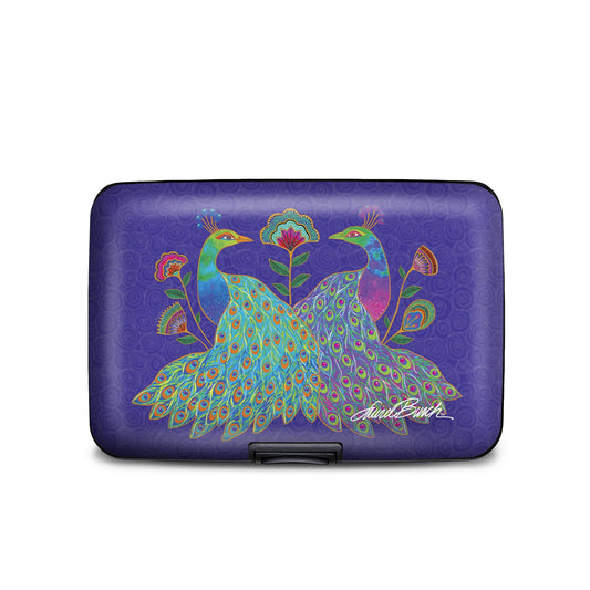 Laurel Burch Peacocks RFID armored wallet