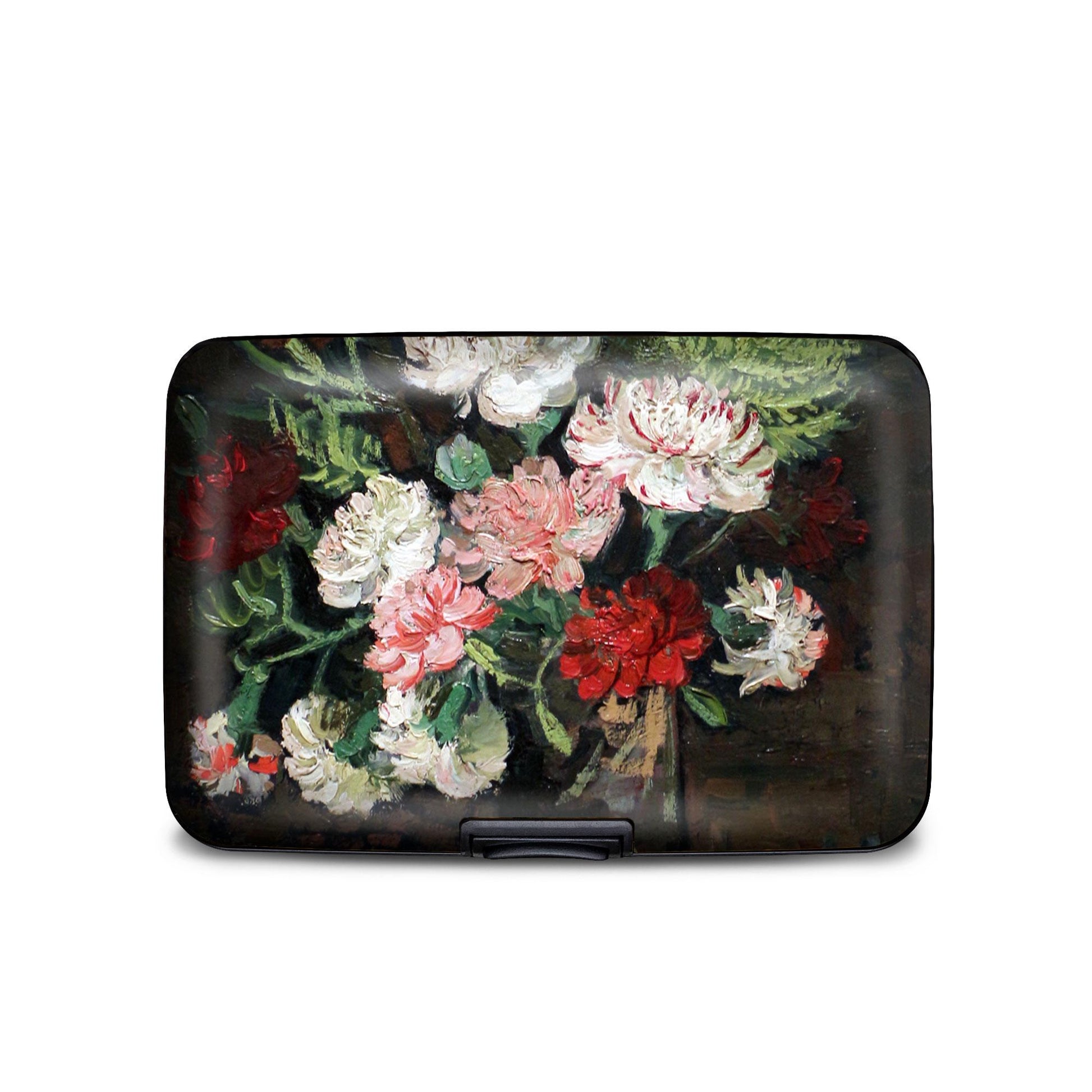 Van Gogh carnations RFID armored wallet