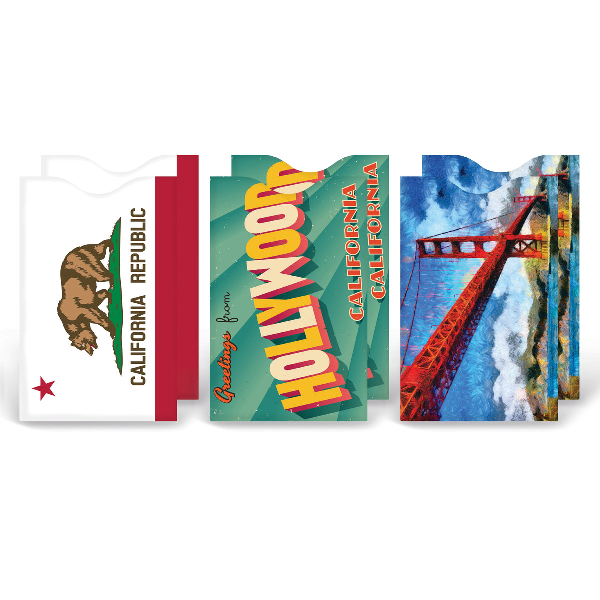 California 6-pack armored card sleeves
