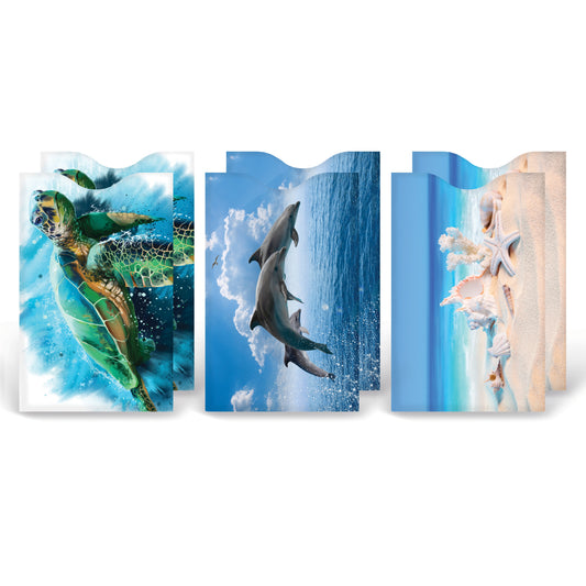 Sealife 6-pack armored card sleeves