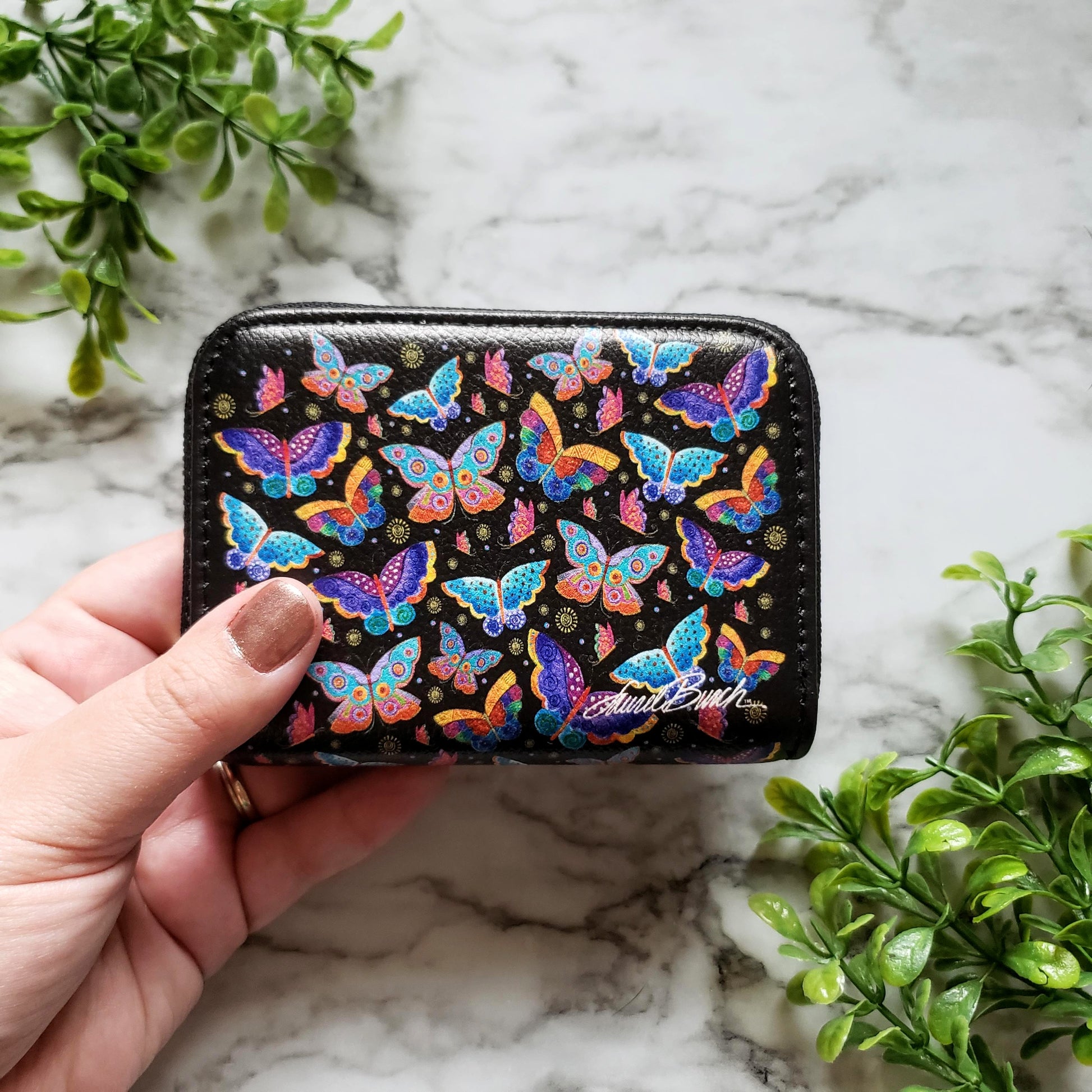 Laurel Burch Mariposas RFID Zipper Wallet