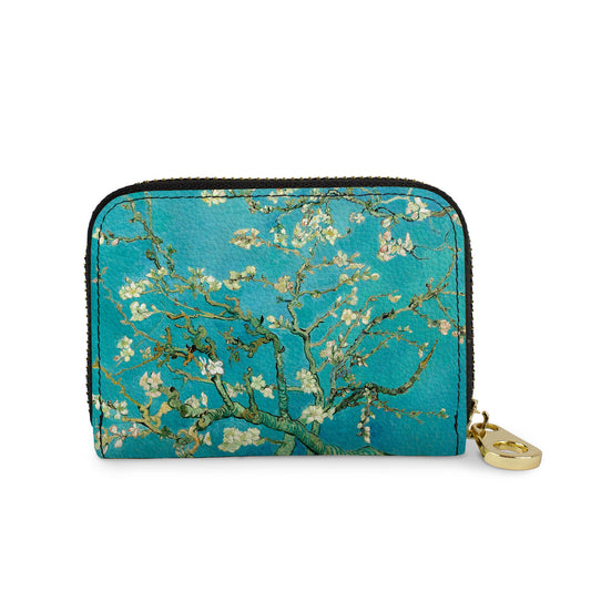 Van Gogh Almond Blossom RFID zipper wallet