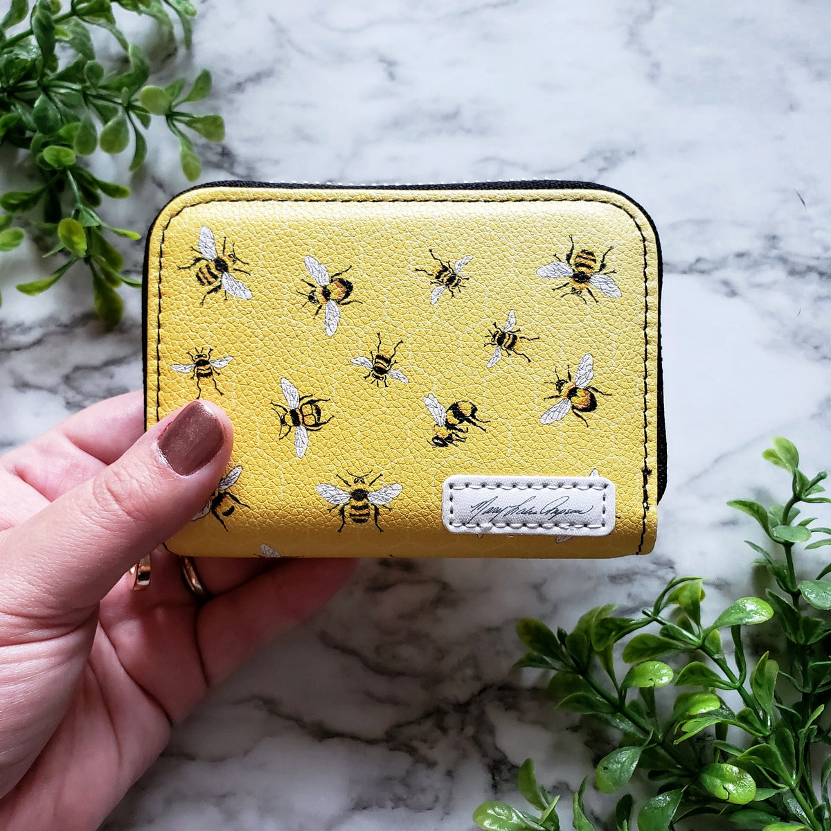 Mary Lake-Thompson Bees RFID Zipper Wallet