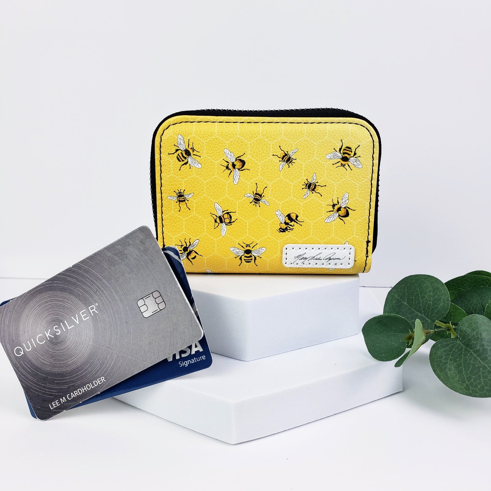 Mary Lake-Thompson Bees RFID Zipper Wallet