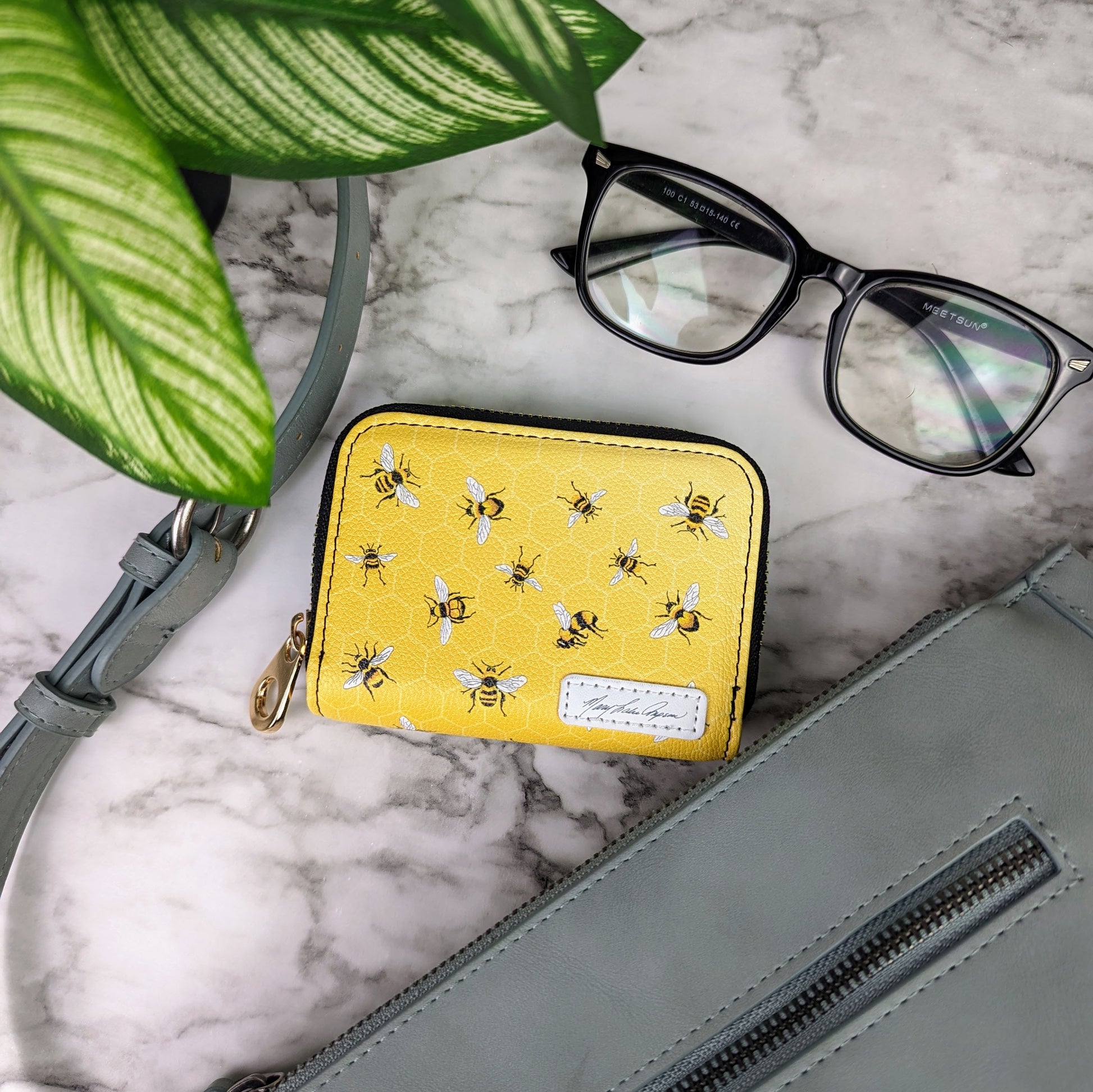 Mary Lake-Thompson Bees RFID Zipper Wallet