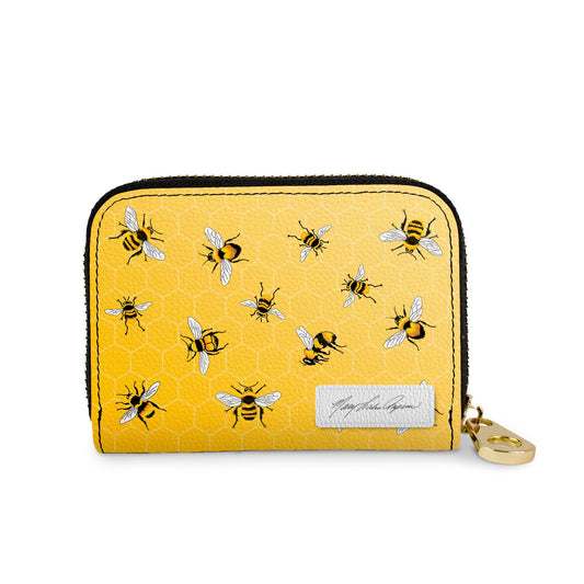 Mary Lake-Thompson Bees RFID zipper wallet