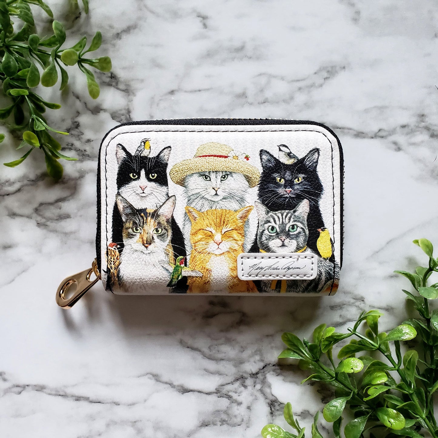 Mary Lake-Thompson Cats RFID Zipper Wallet