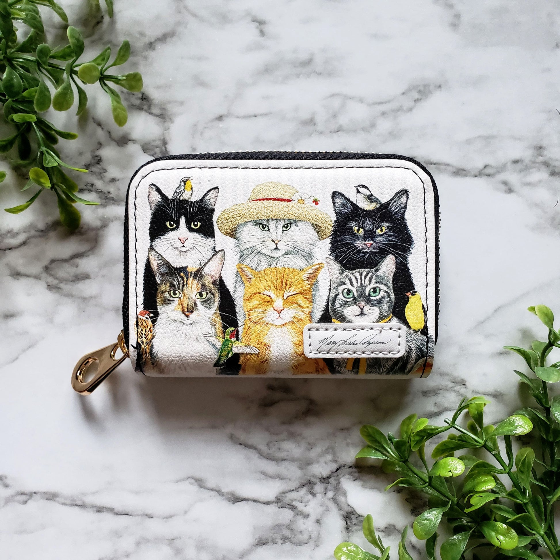 Mary Lake-Thompson Cats RFID Zipper Wallet