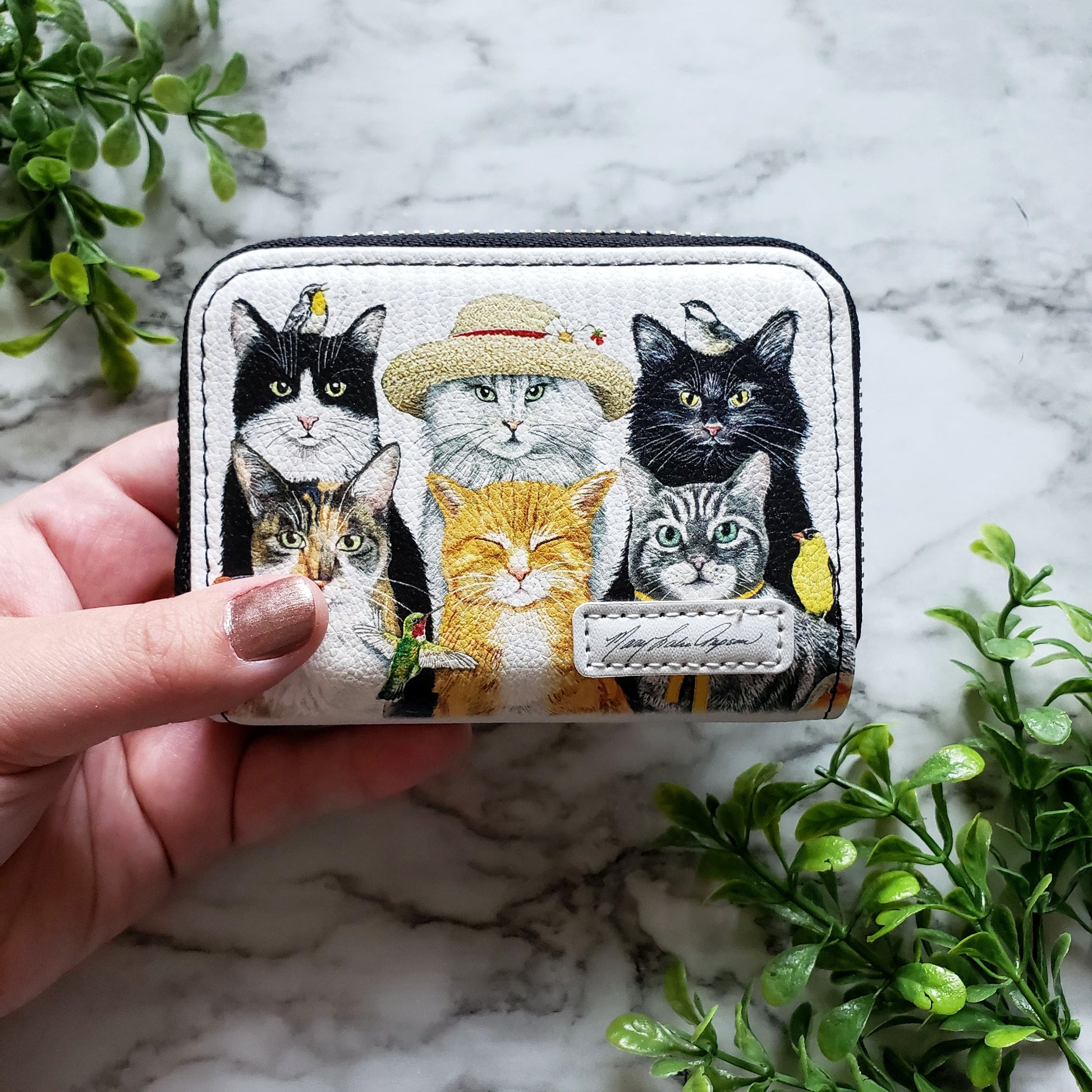 Mary Lake-Thompson Cats RFID Zipper Wallet