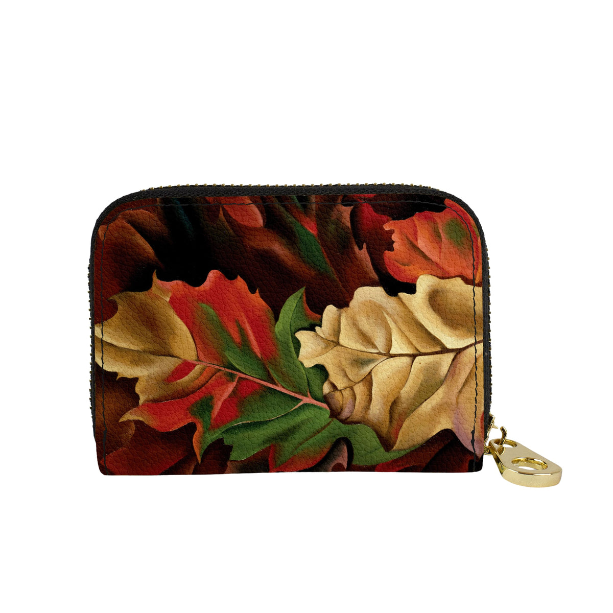 Georgia O'Keeffe Autumn Leaves RFID zipper wallet