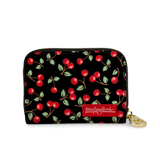 Mary Engelbreit Cherries RFID zipper wallet