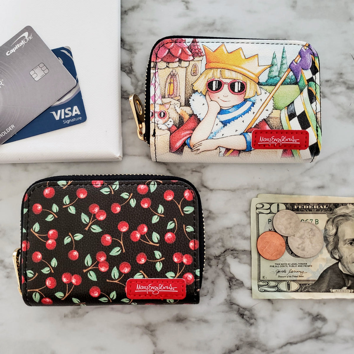 Mary Engelbreit Queen of Everything RFID Zipper Wallet