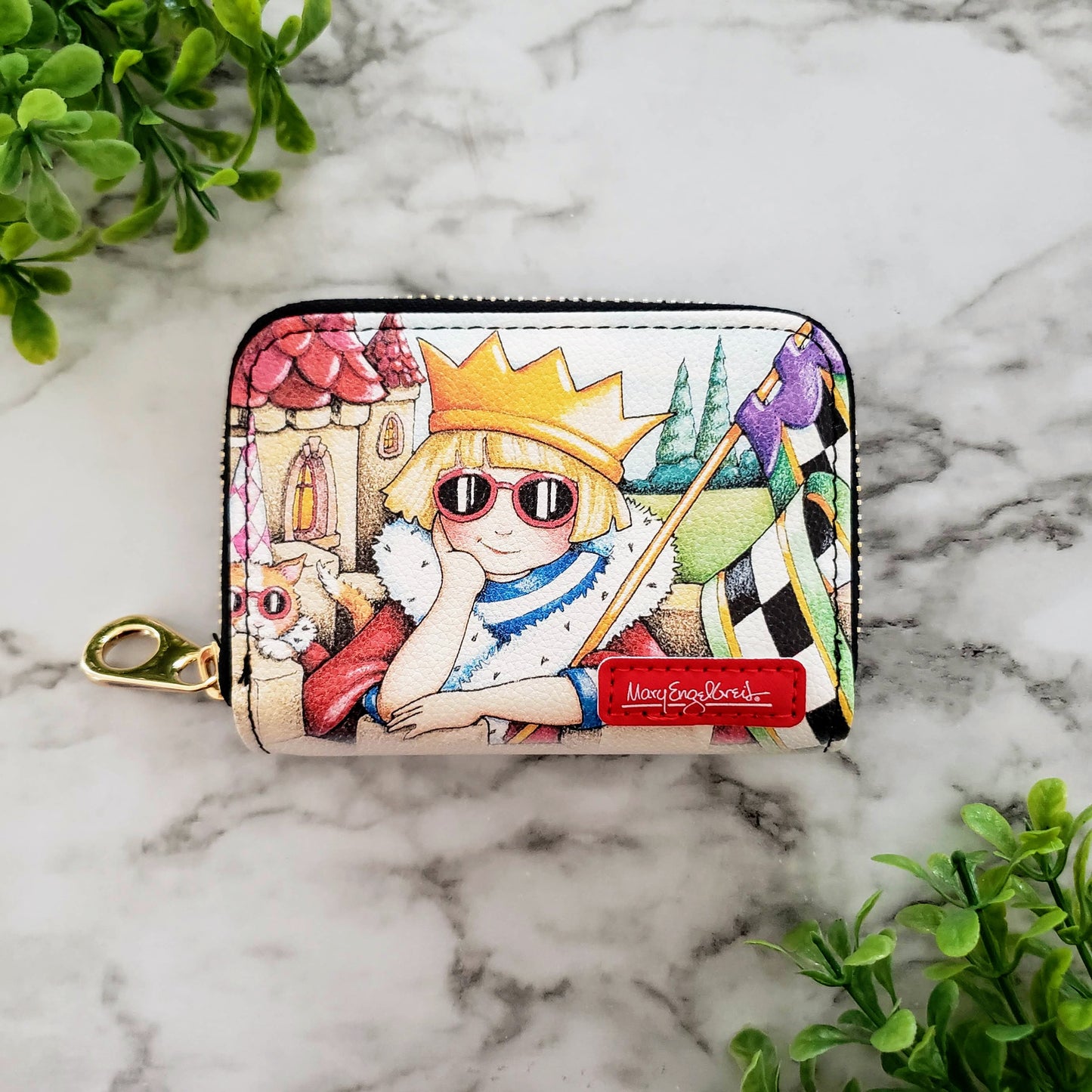 Mary Engelbreit Queen of Everything RFID Zipper Wallet