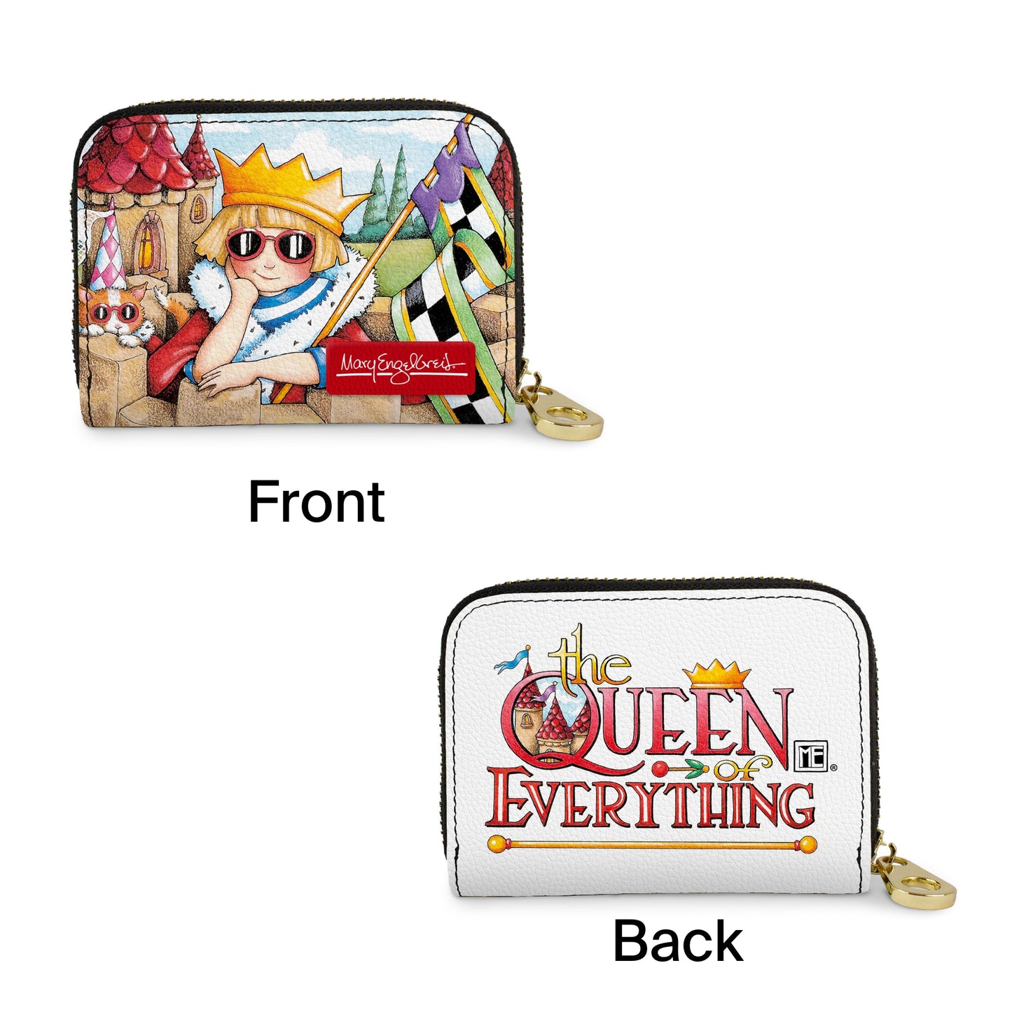 Mary Engelbreit Queen of Everything RFID zipper wallet