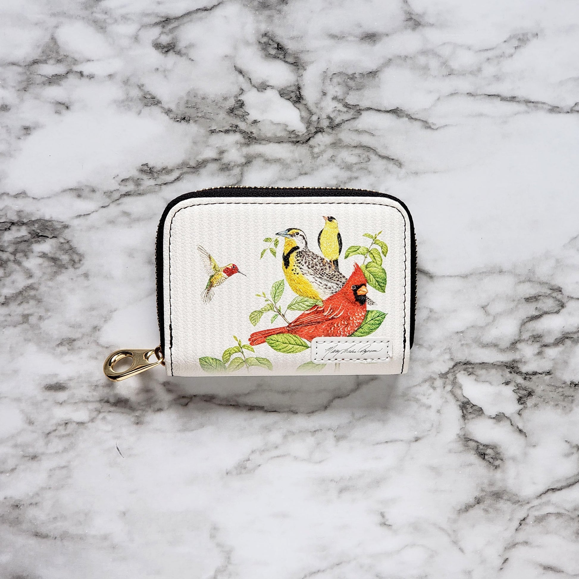 Mary Lake-Thompson Birds RFID Zipper Wallet