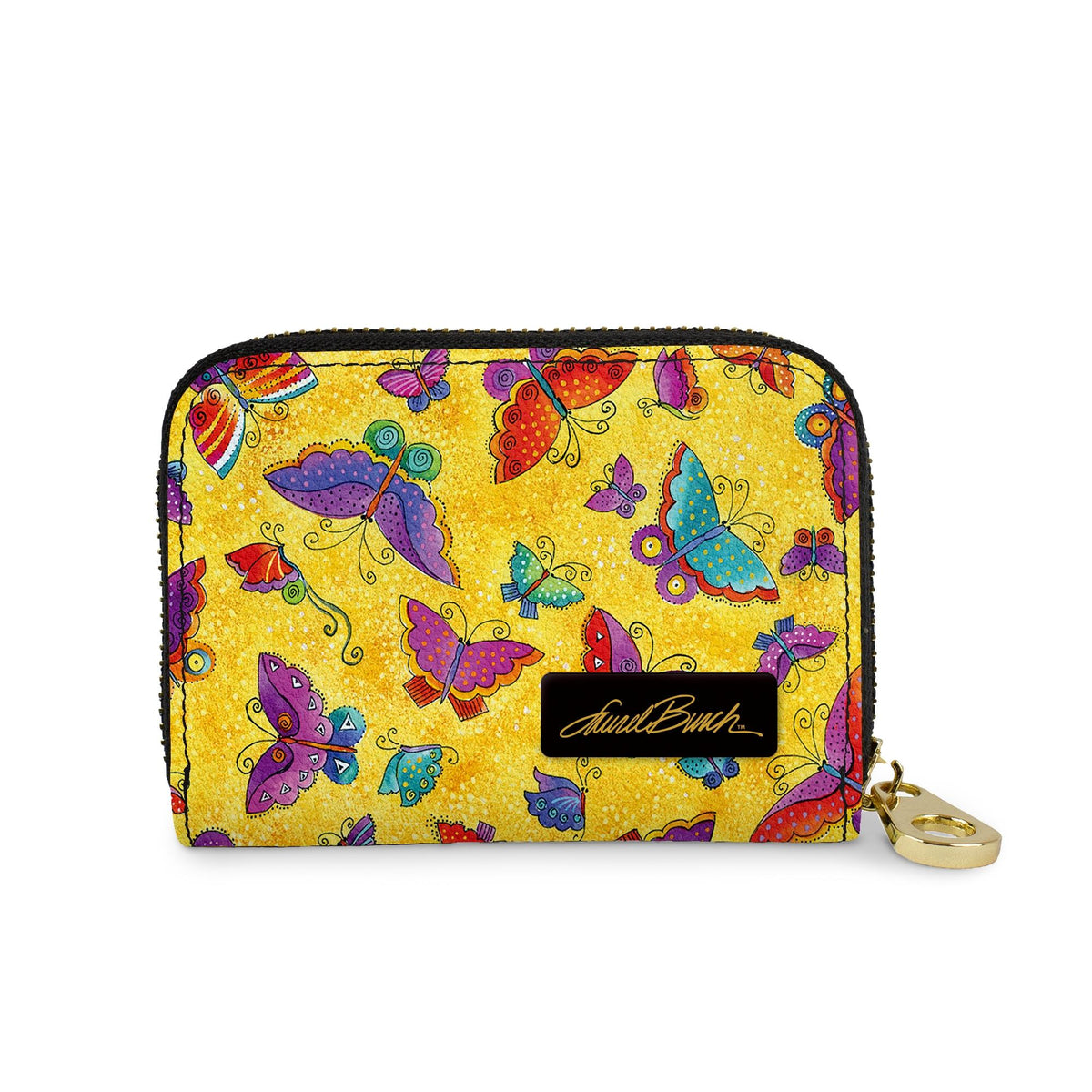 Laurel Burch Flutterbyes RFID zipper wallet