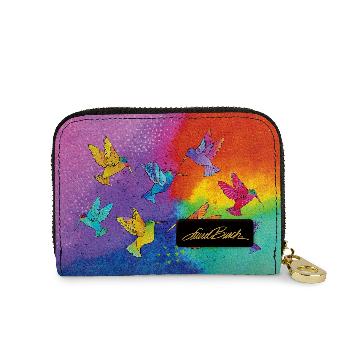 Laurel Burch Hummingbirds RFID zipper wallet