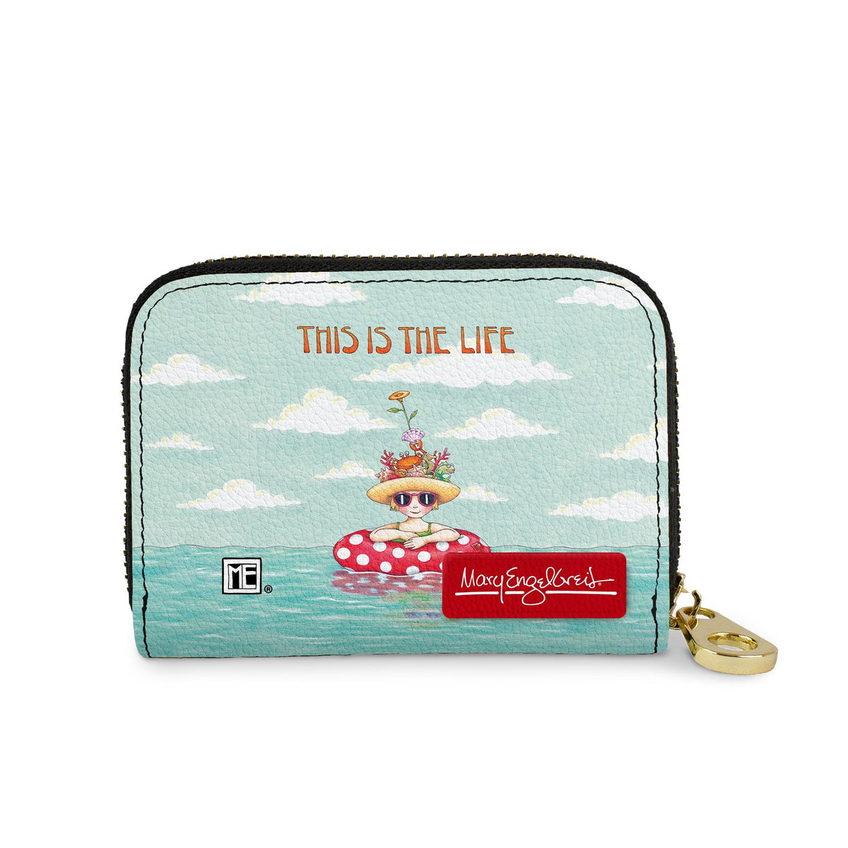 Mary Engelbreit This is the Life RFID zipper wallet