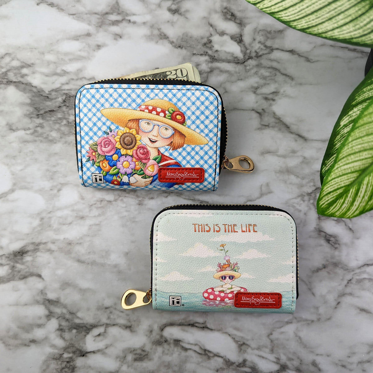 Mary Engelbreit Breit Days RFID Zipper Wallet