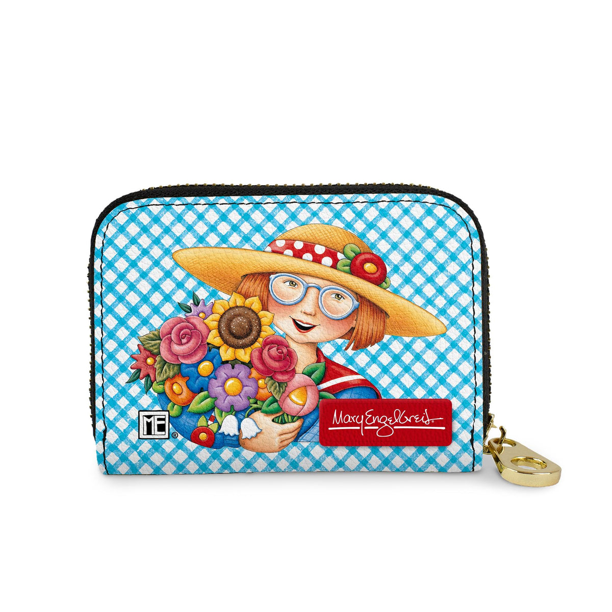 Mary Engelbreit Breit Days RFID zipper wallet