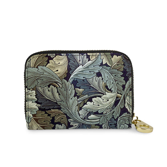 William Morris Acanthus RFID zipper wallet