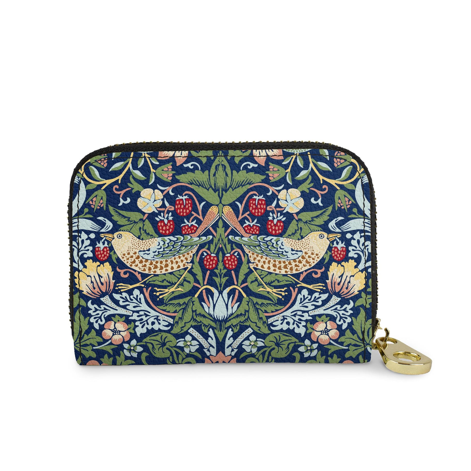 William Morris Strawberry Thief RFID zipper wallet