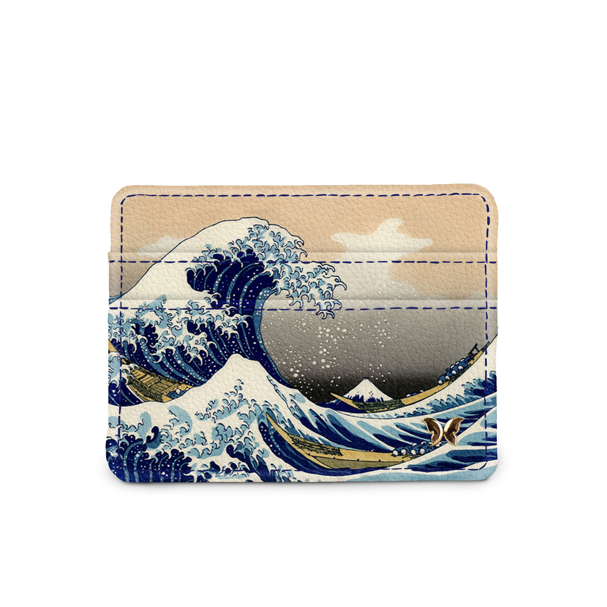 Hokusai The Great Wave slim wallet