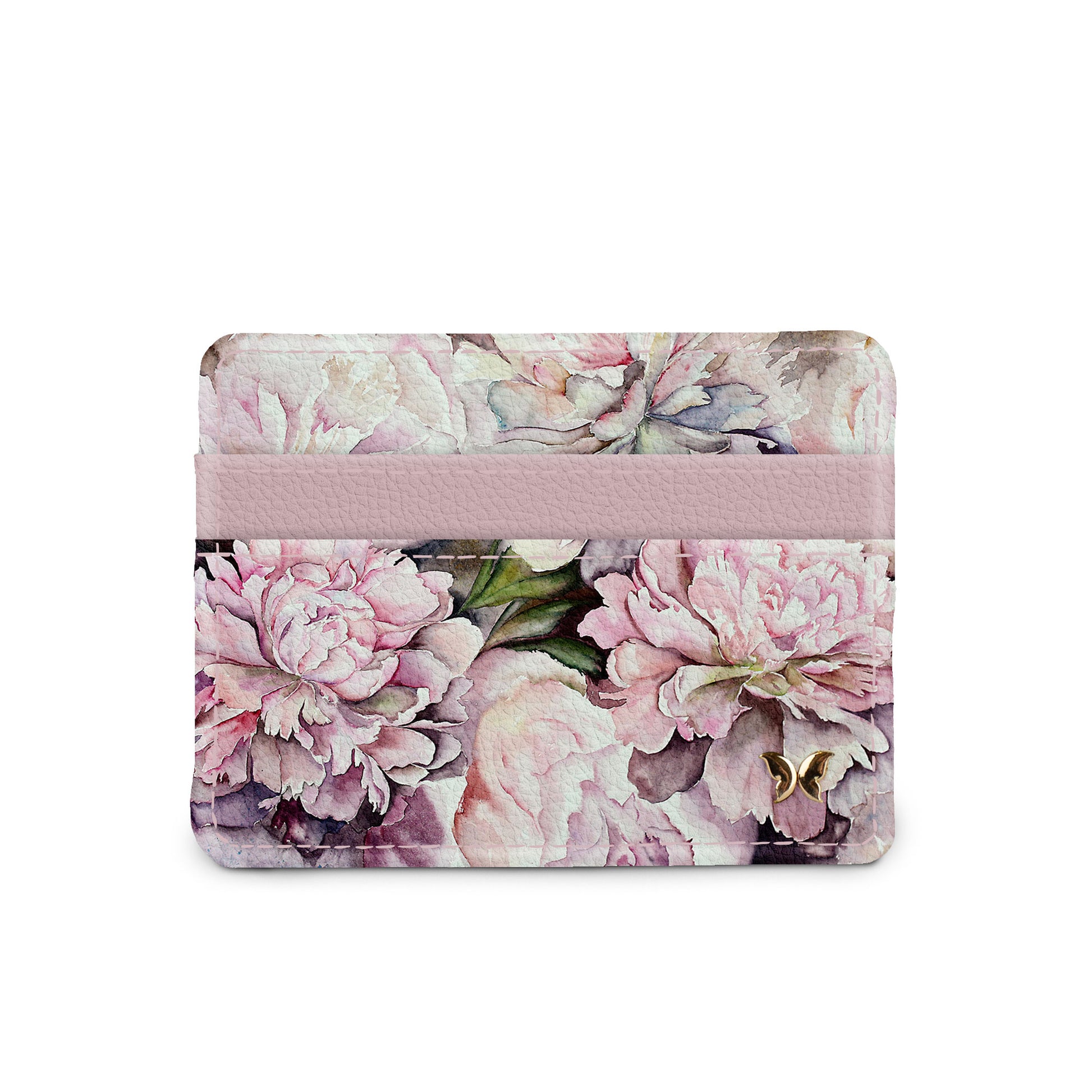 Peonies slim wallet