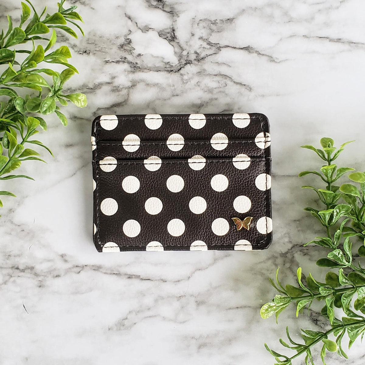 Polka Dot Slim Wallet