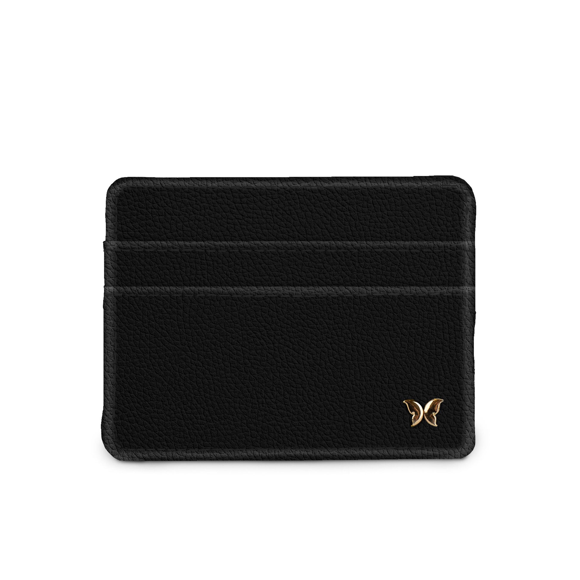 Obsidian black slim wallet