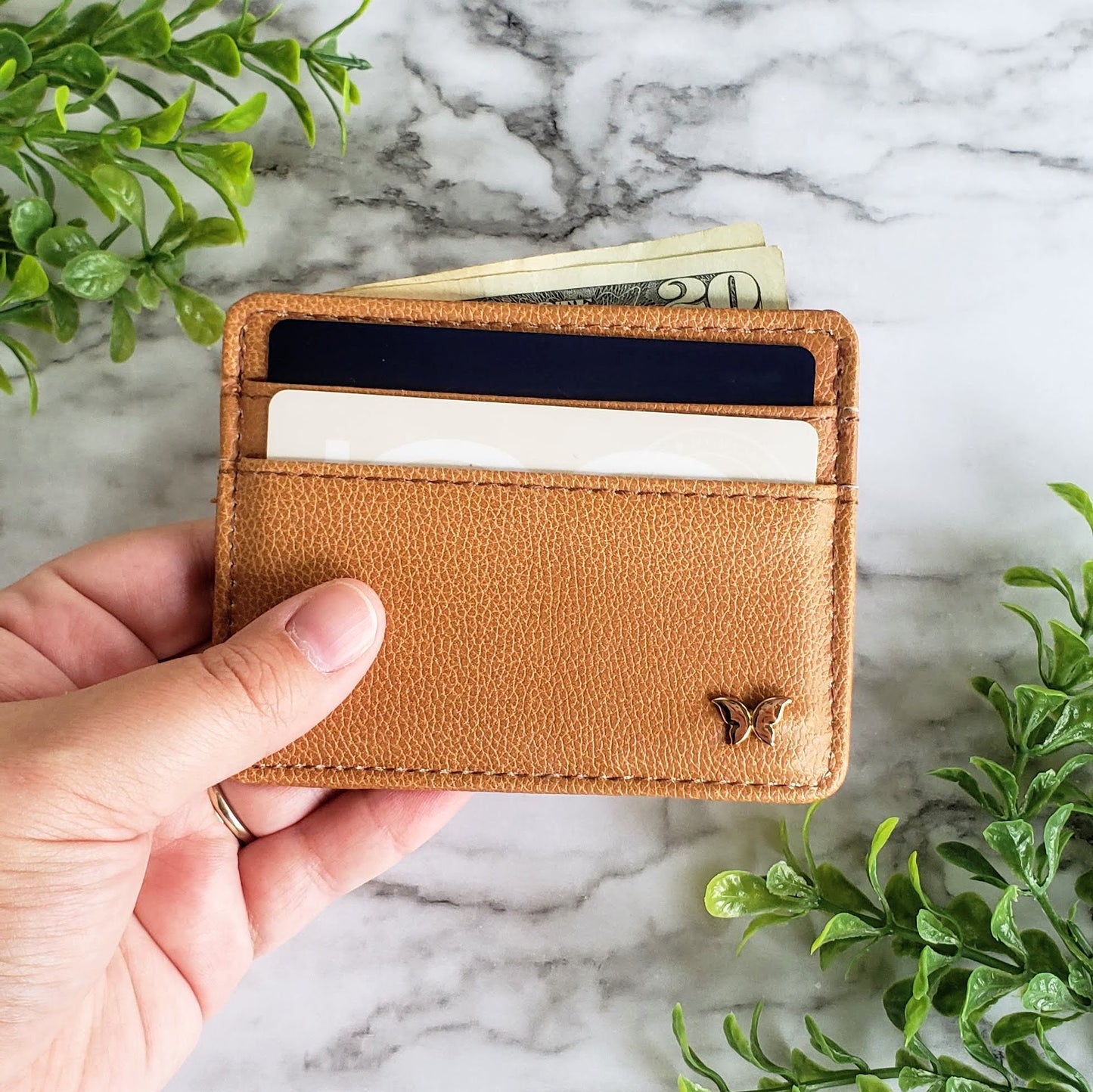 Saddle Brown Slim Wallet