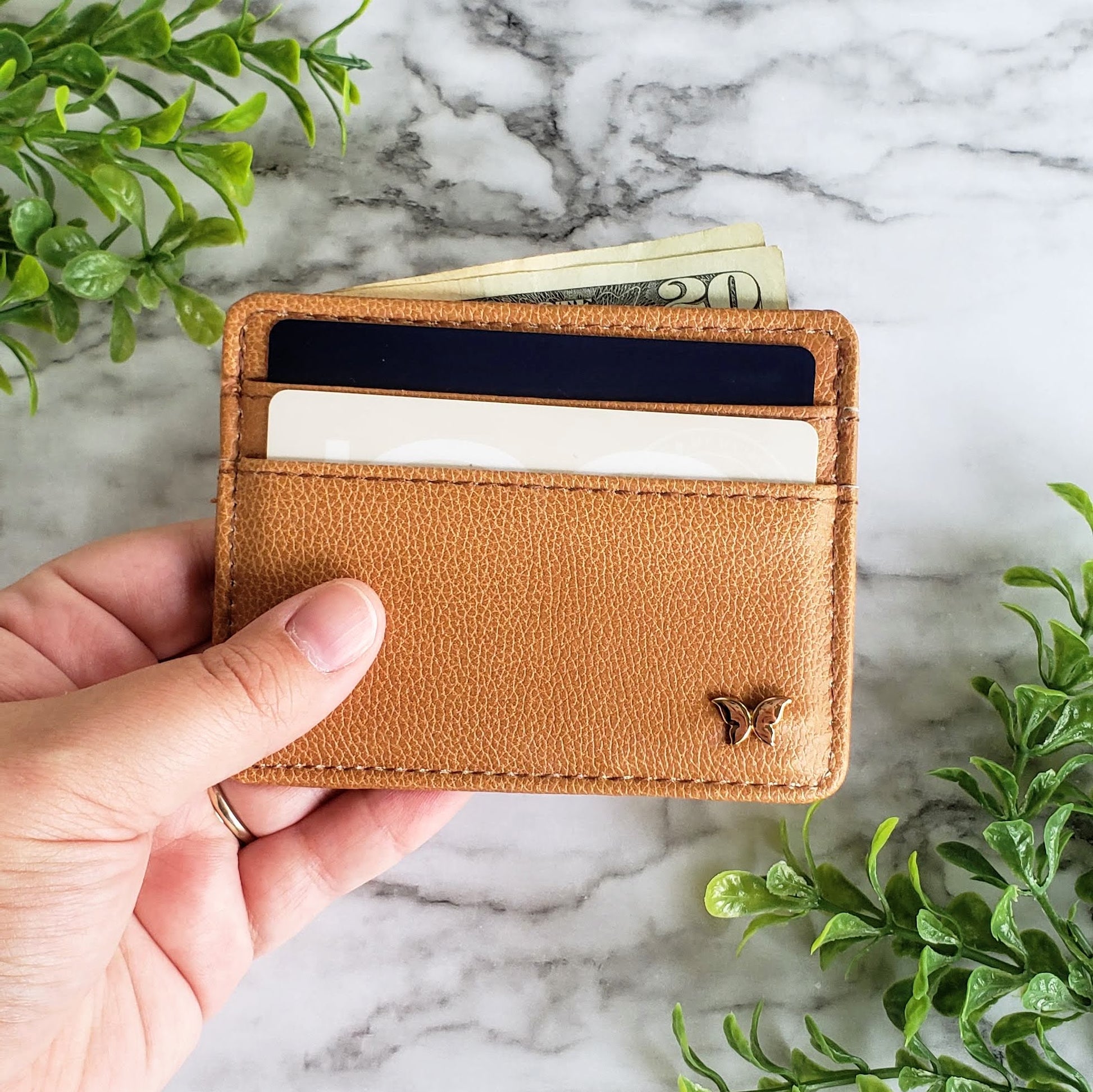 Saddle Brown Slim Wallet