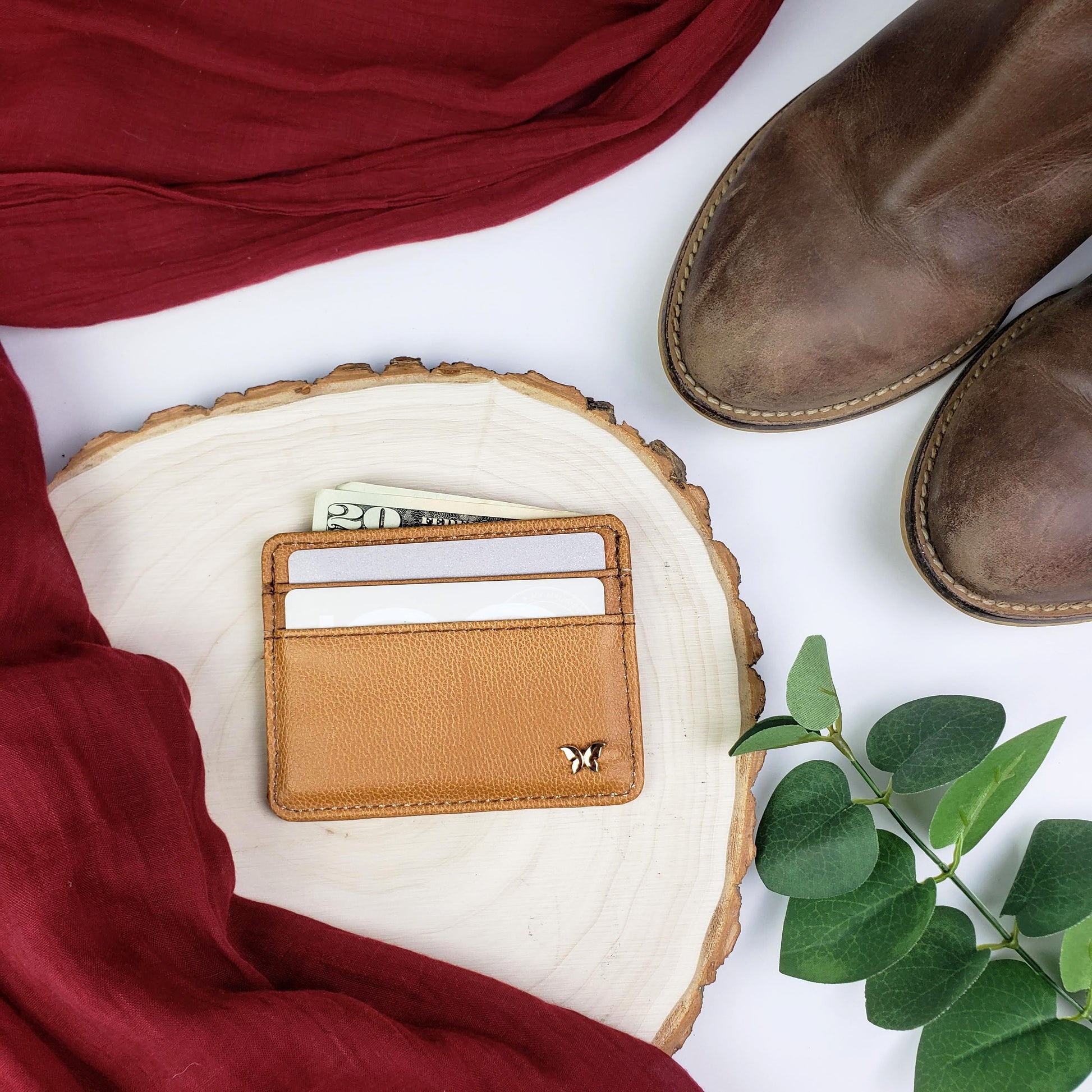 Saddle Brown Slim Wallet