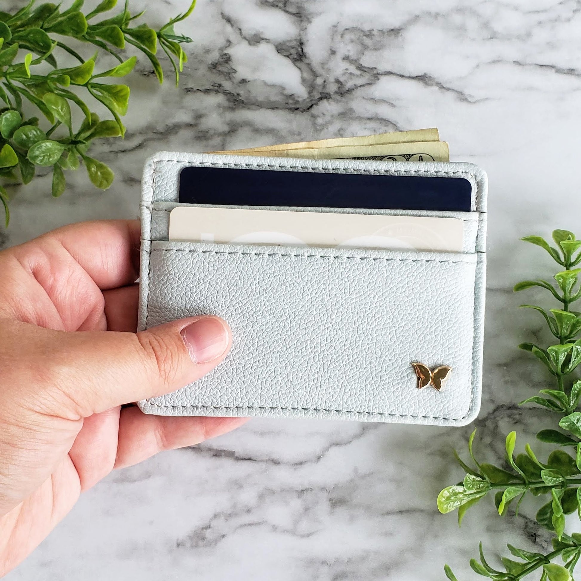 Sky Blue Slim Wallet