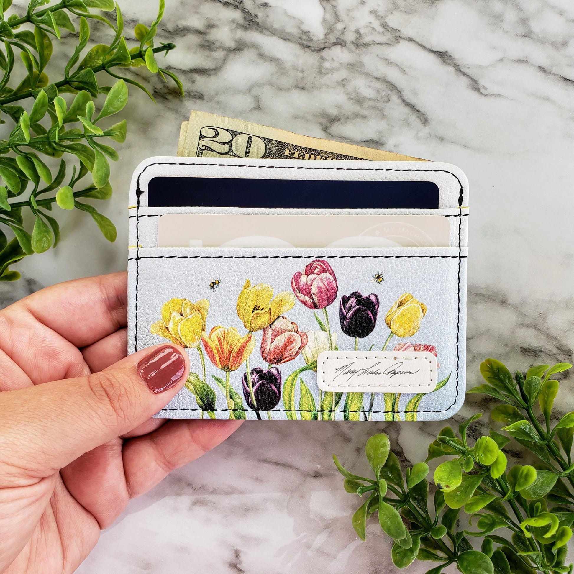 Mary Lake-Thompson Tulips Slim Wallet